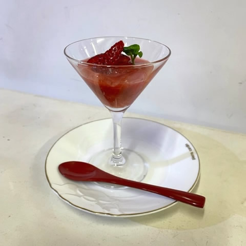 マクロビイチゴゼリー